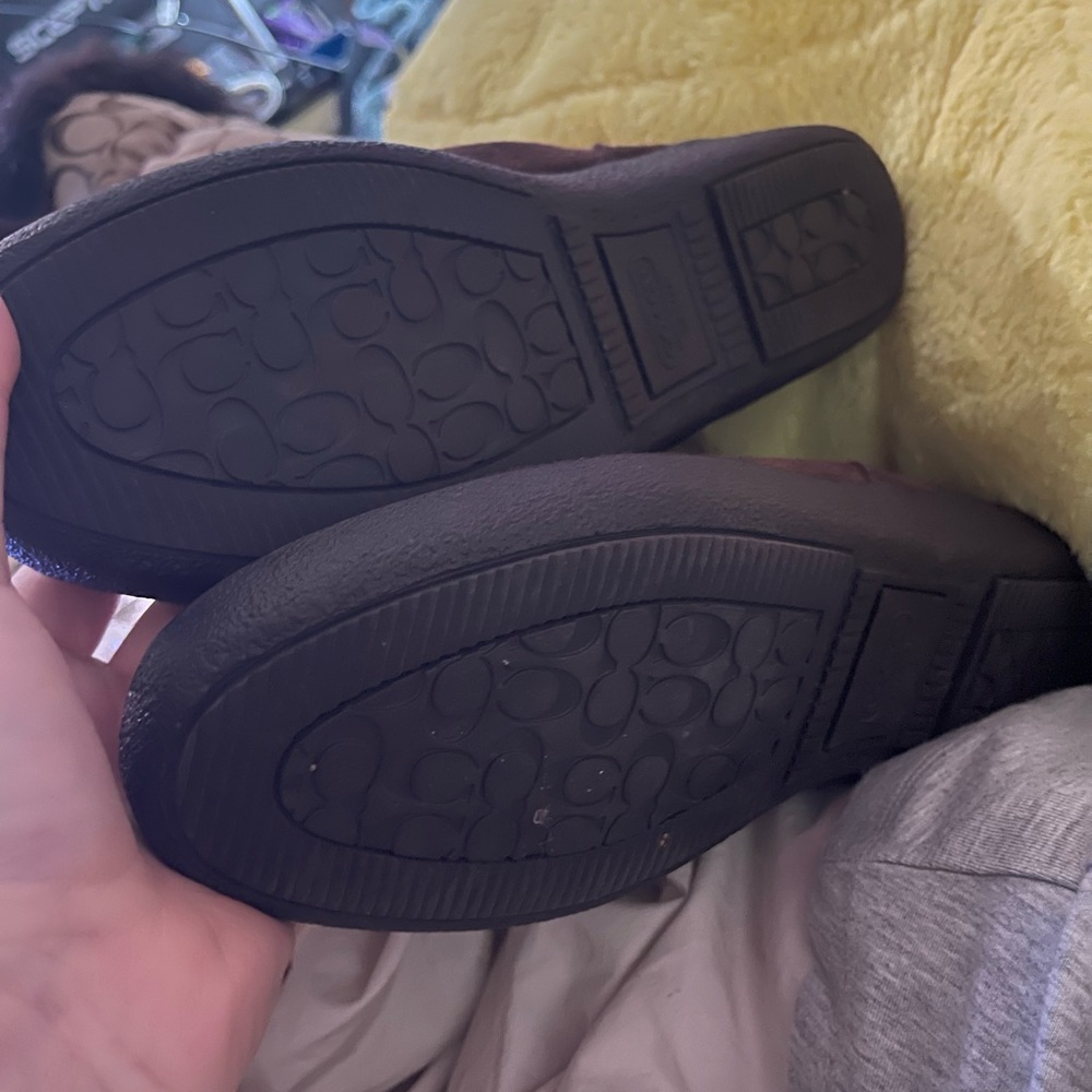 Coach q1709 theona boots with fur trim size 8 - Picture 3 of 5